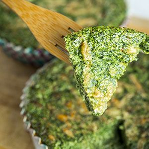 PSMF Spinach Cakes